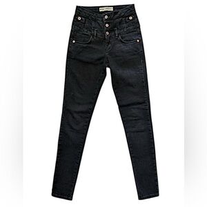 Topshop High rise Indigo Skinny Jeans - size 28